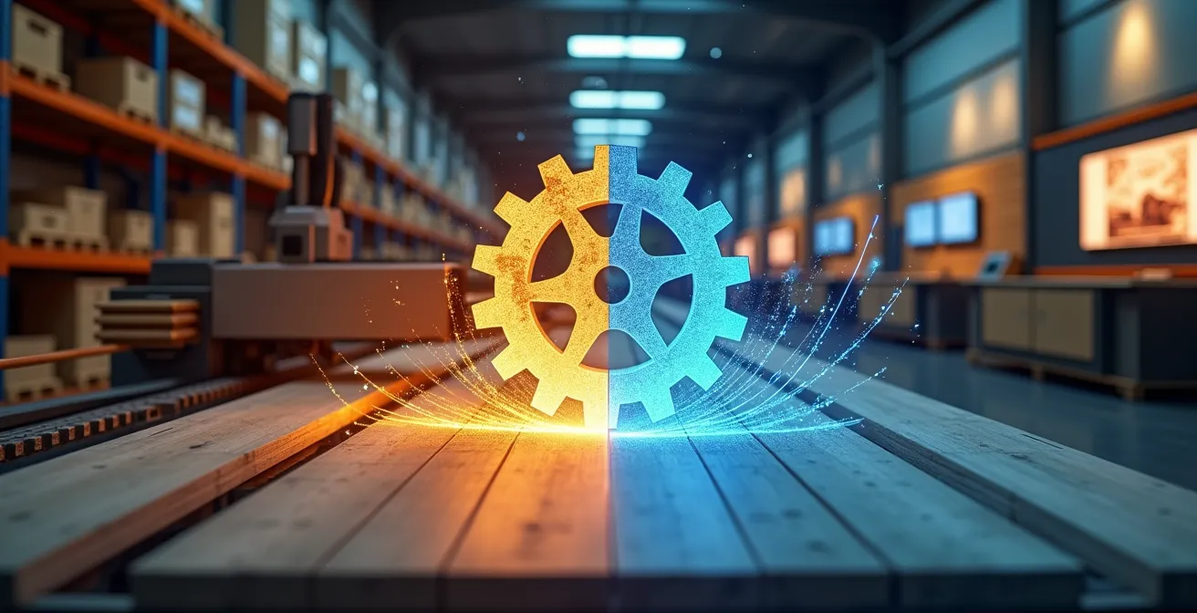 Sistema ECR integrato che collega produzione e punto vendita nel settore arredamento