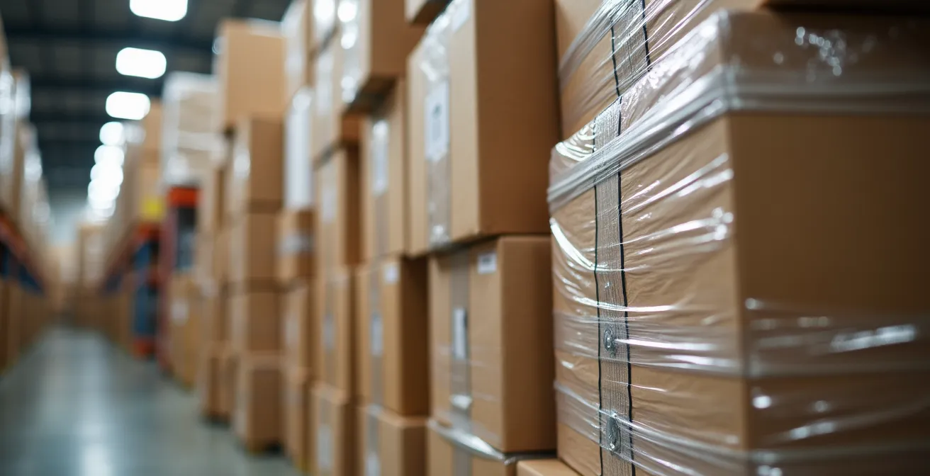 Centro di smistamento logistico moderno per mobili e arredi