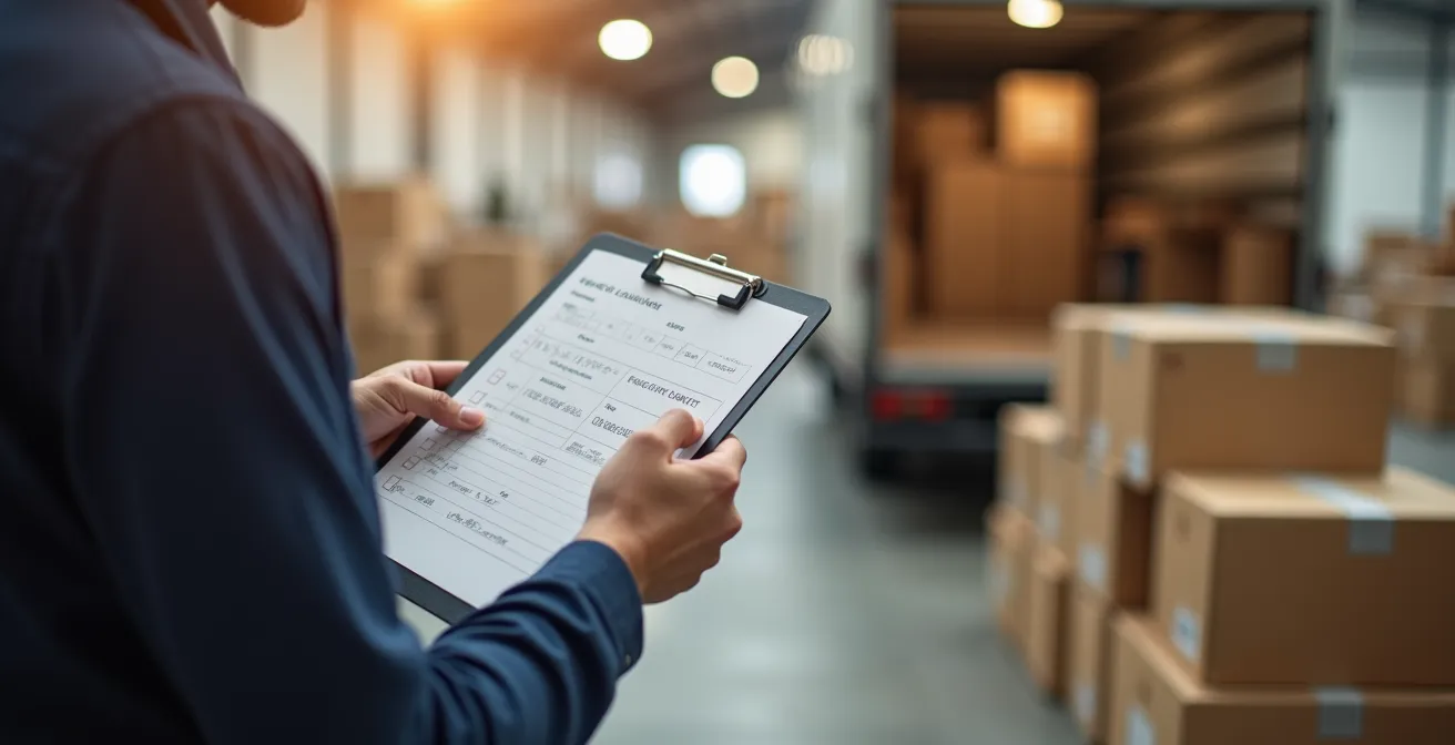 Rappresentazione visiva del concetto di Perfect Order nella logistica del settore arredamento