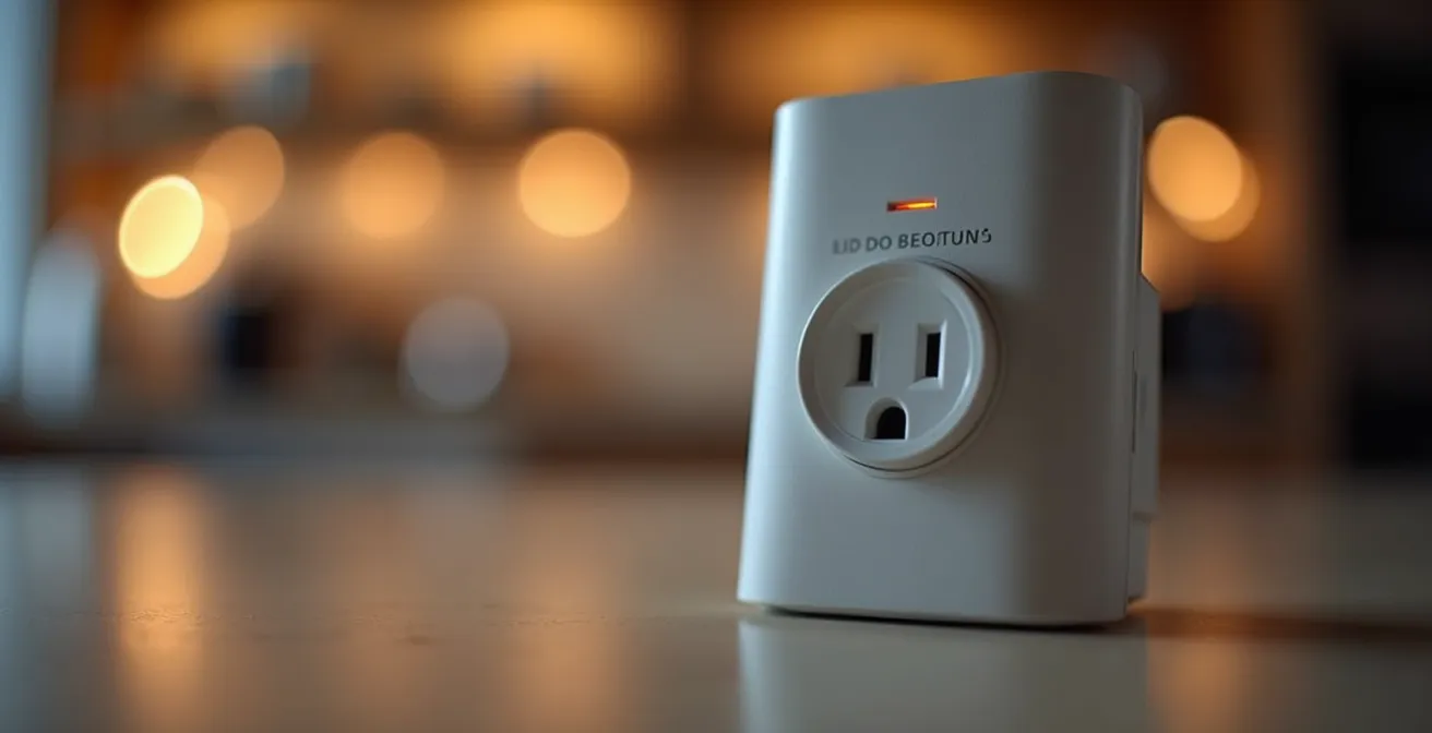 Presa intelligente che monitora i consumi elettrici di un elettrodomestico