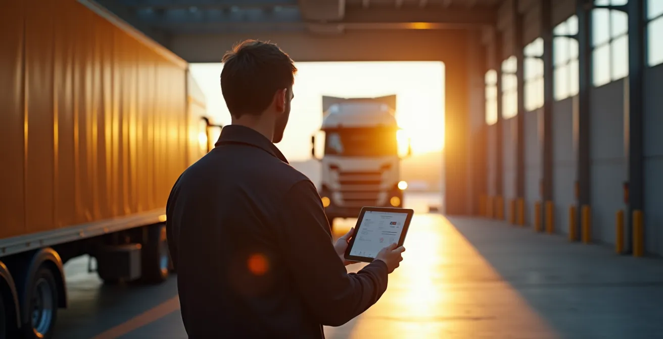 Sistema di tracciamento digitale con timestamp per verificare tempi di carico e scarico